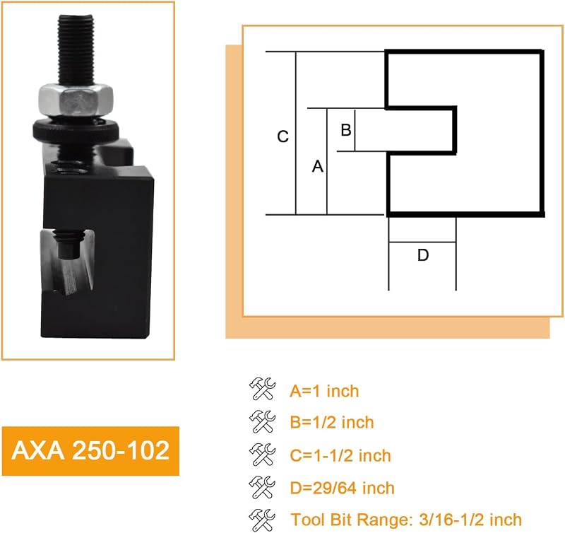 Soporte herramientas acero 250-102 AXA 2