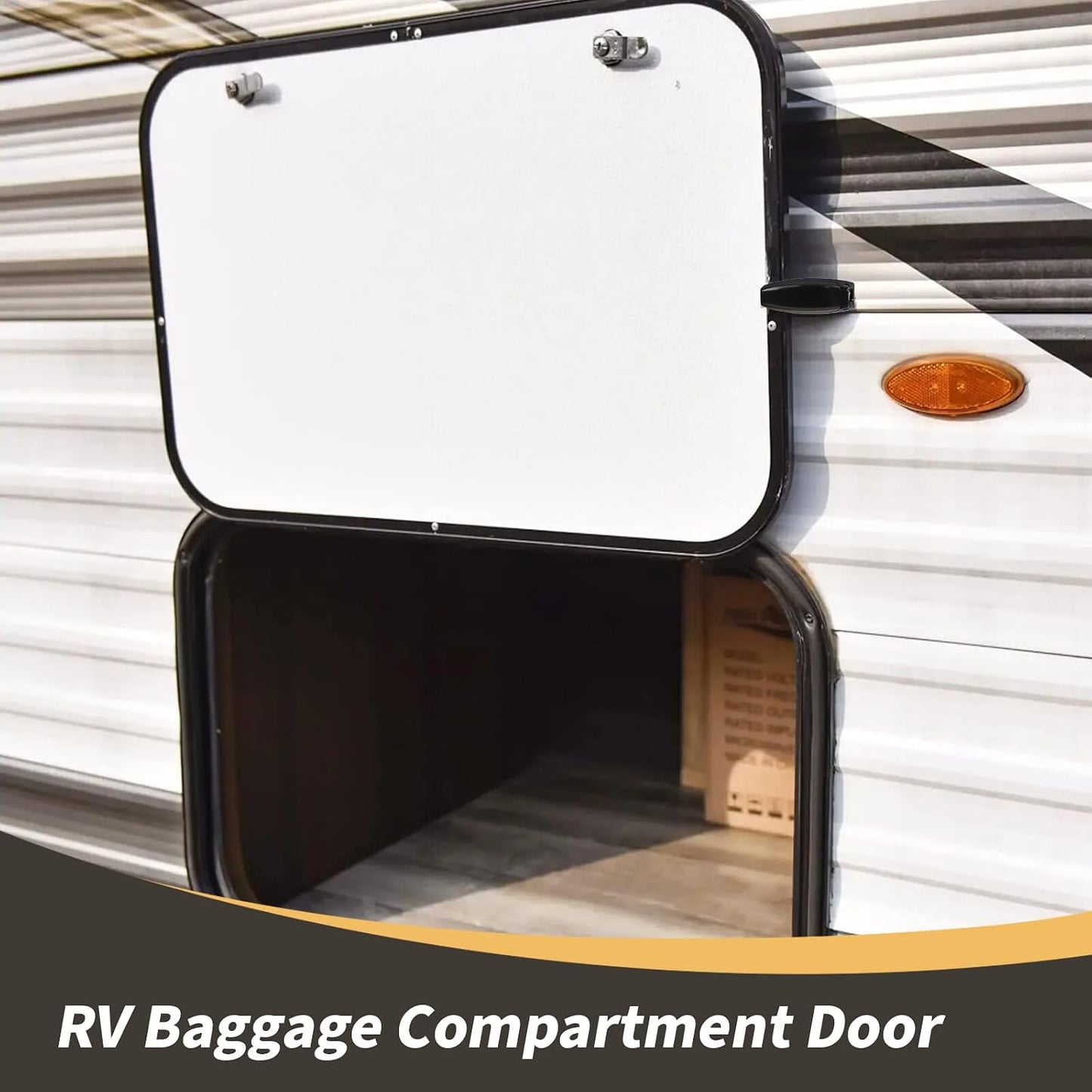 4 Ganchos 2.52pulg para puerta equipaje caravana negro