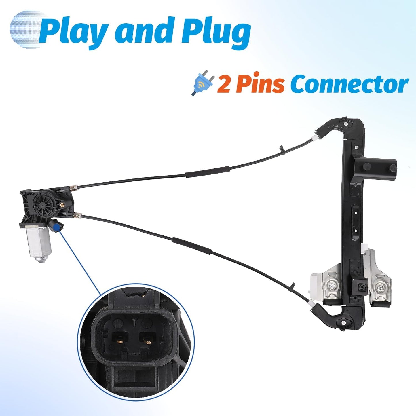 Elevalunas eléctrico trasero derecho Chevy Tahoe 2000-06