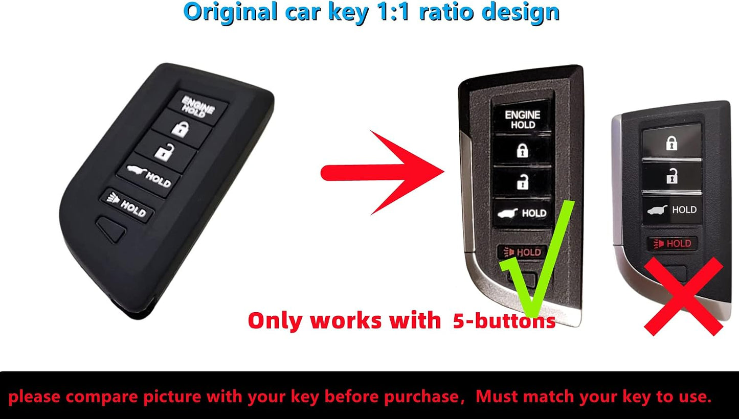 Funda silicona llavero comp Acura RDX Integra MDX TLX