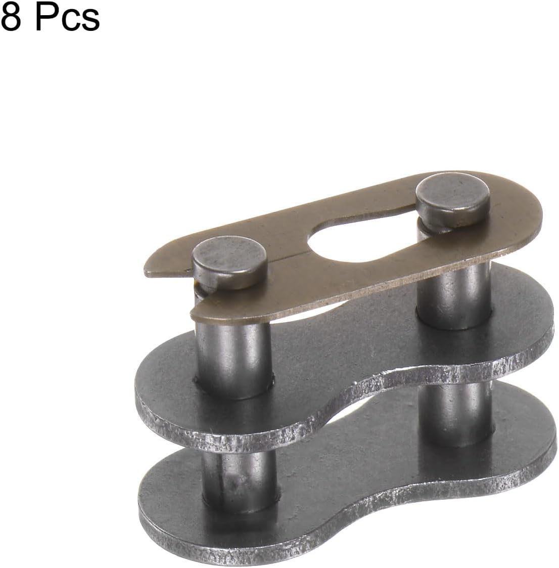 8 Eslabones cadena rodillos 12B-1 acero carbono 0.75pulg