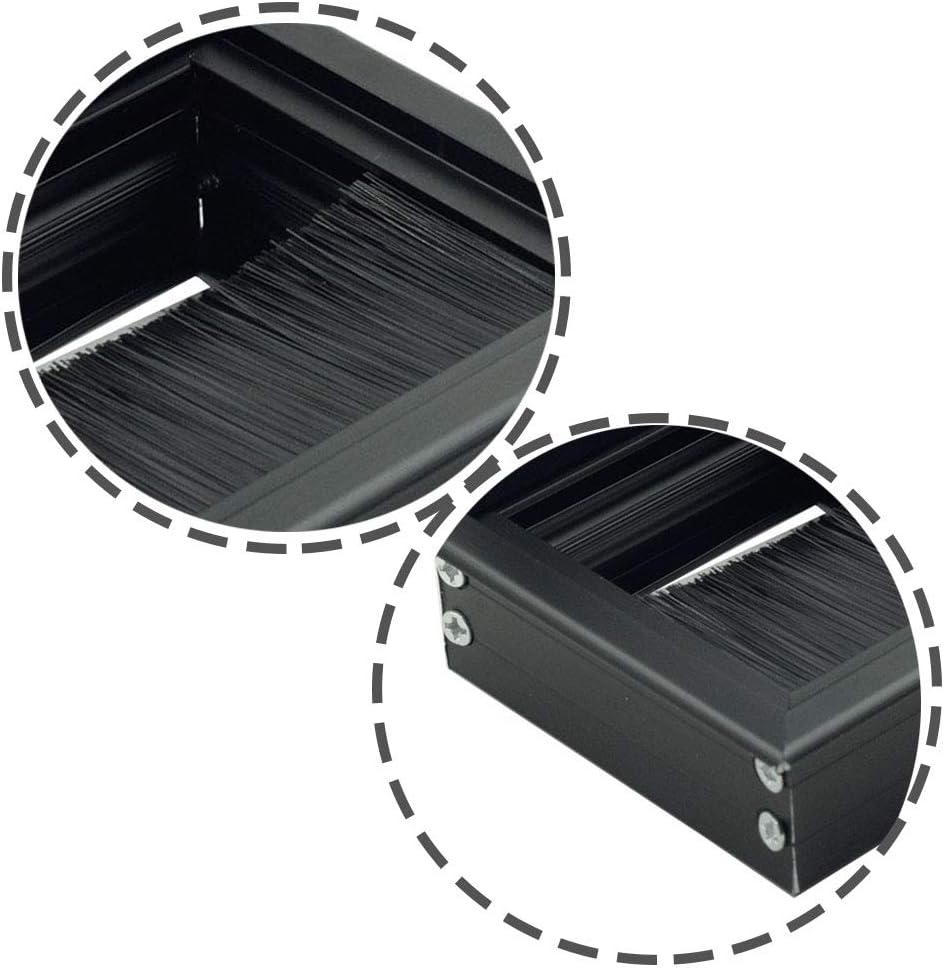 Ojales cuadrados mesa escritorio 3.15x3.15pulg set 2