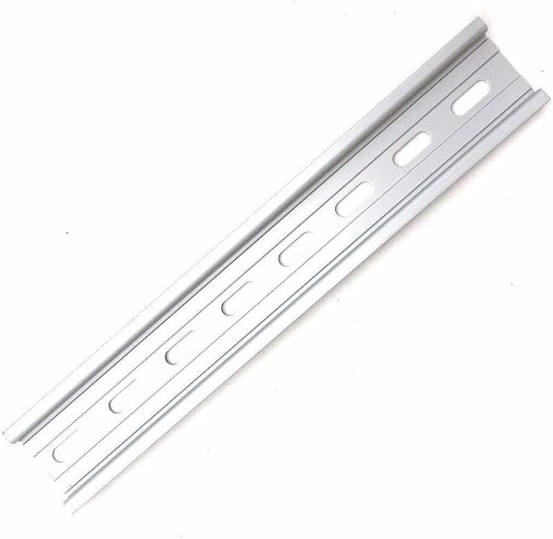 Riel din ranurado aluminio 8pulg 1.378x0.295pulg