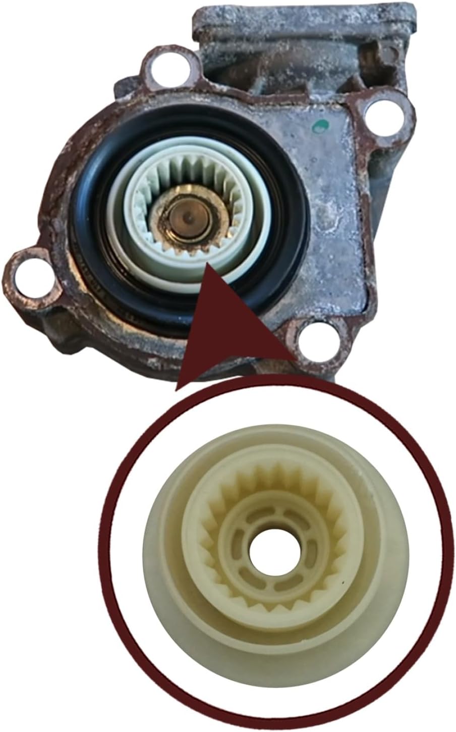 Engranaje actuador motor servo BGE543 comp BMW X3 X5 X6 Merc