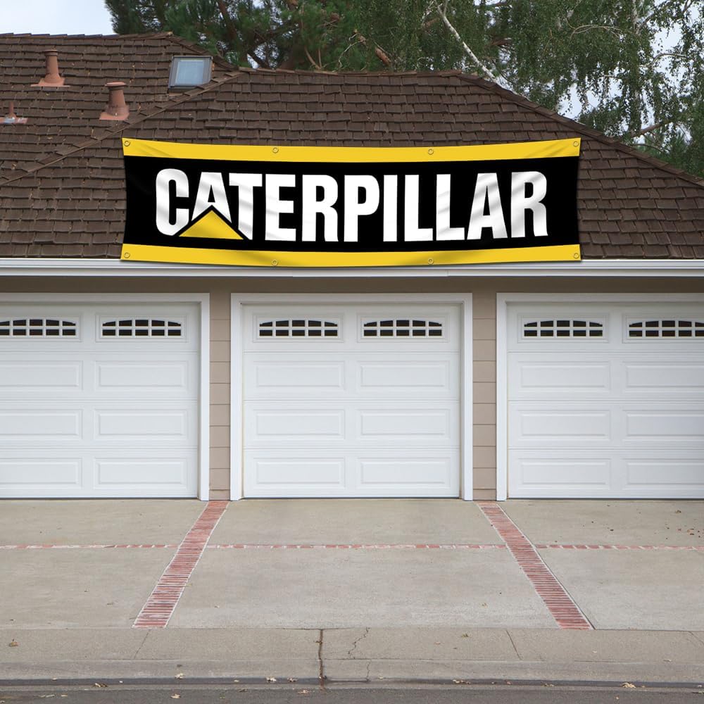 Bandera gato diesel 2x8ft decoración garage