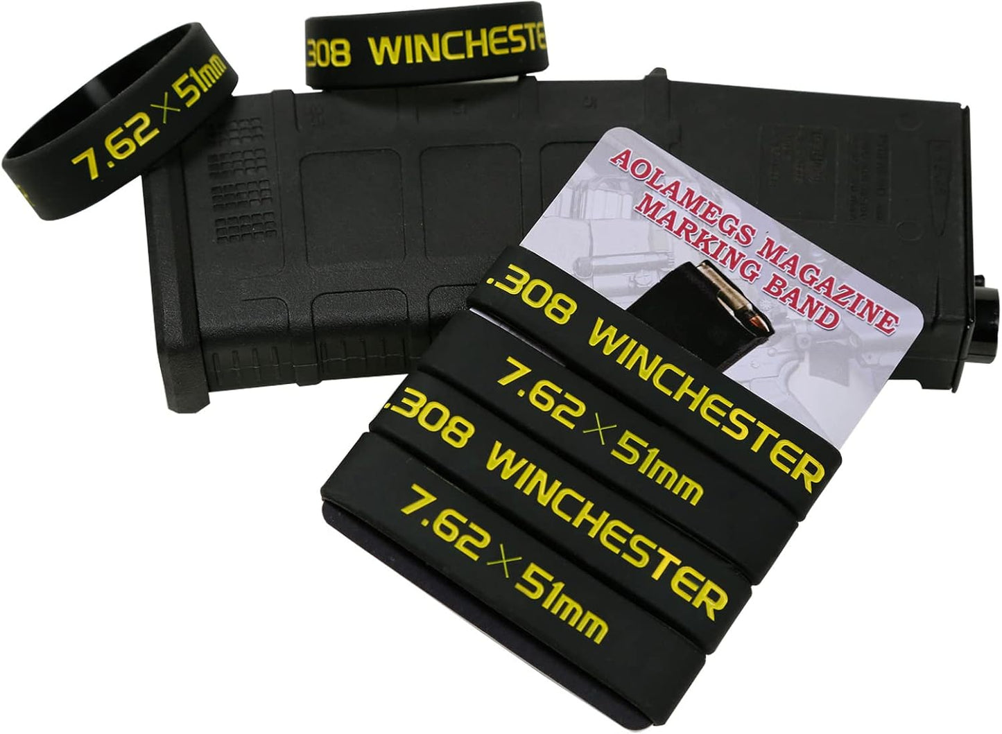 Banda marcado cargador 308 Winchester 6 Uds