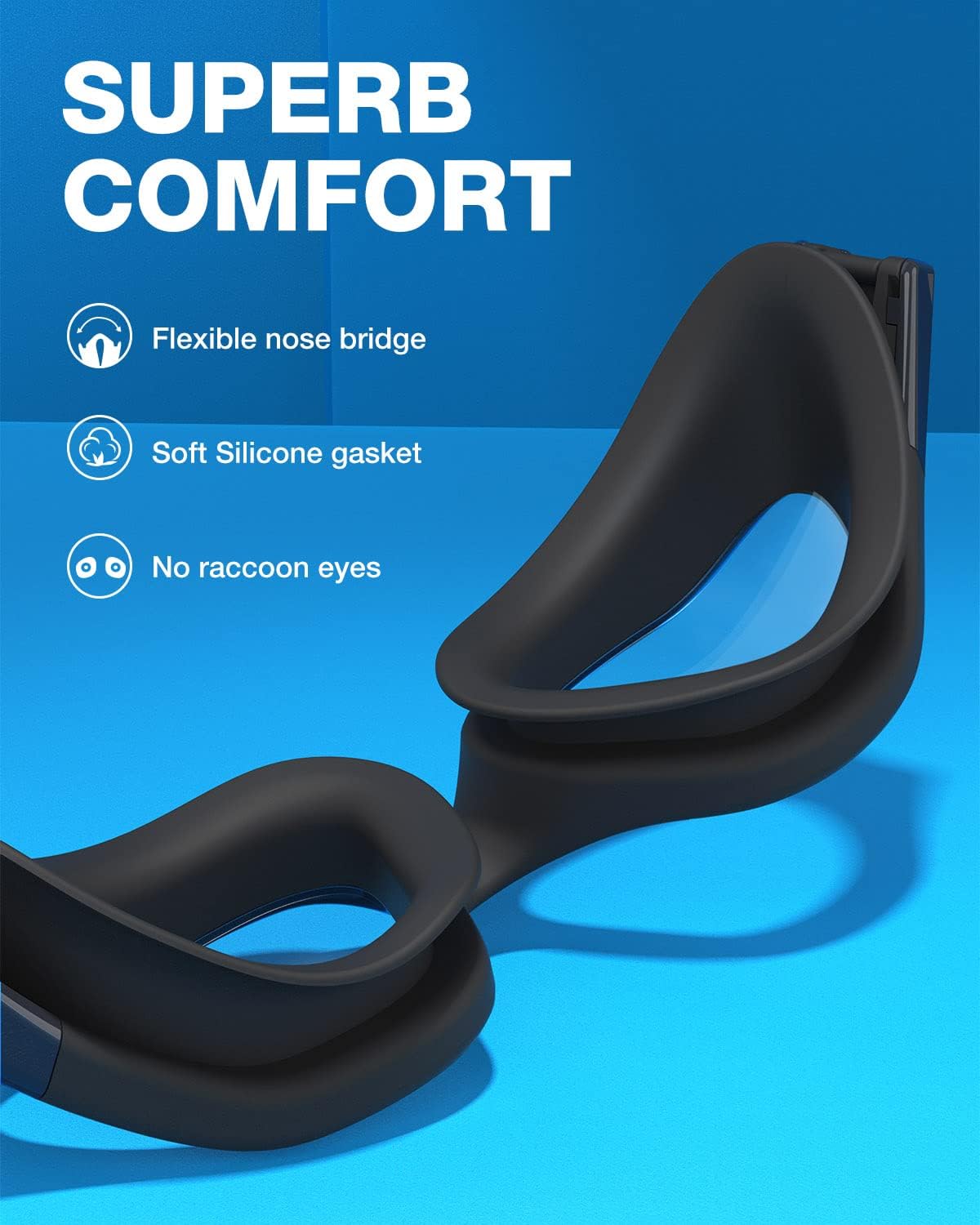 Gafas natación polarizadas unisex mujer adulta anti UV