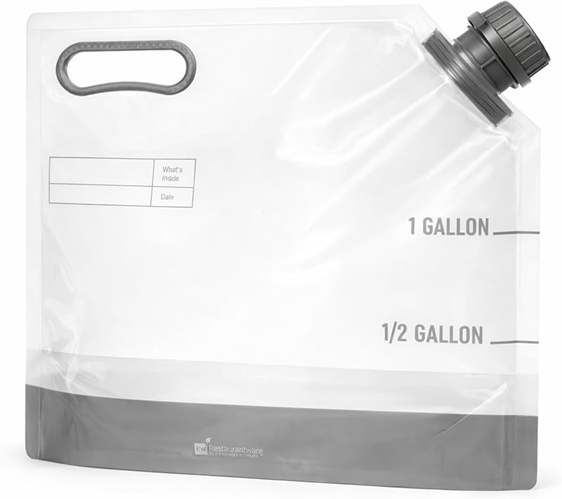 Contenedores agua 1gal 2 bolsas bebidas plegables con tapas