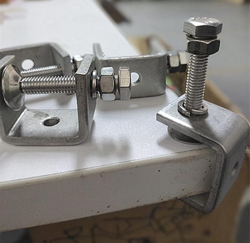 Abrazaderas C y U acero inox para carpintería resistente