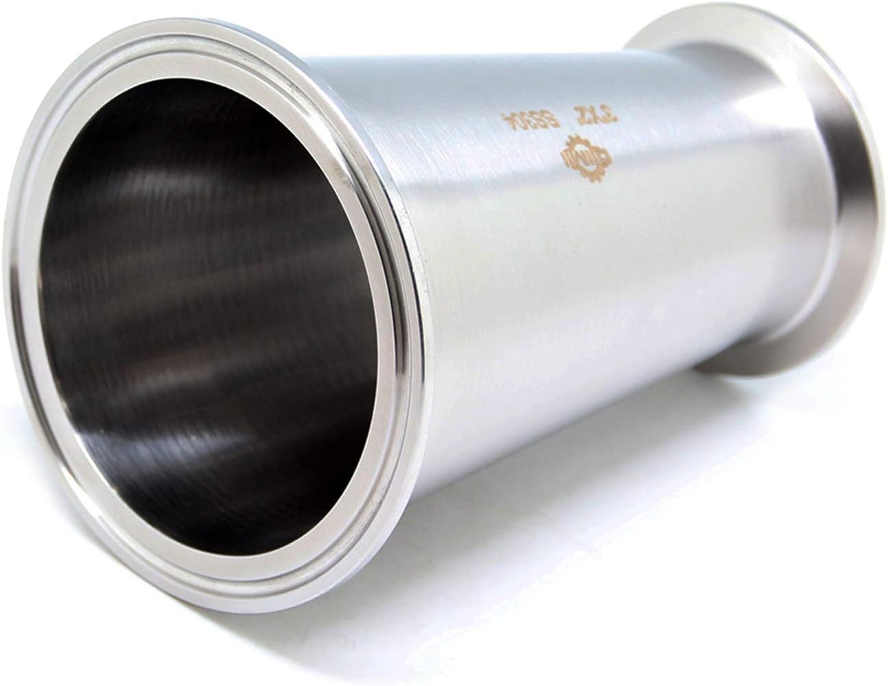 Reductor concéntrico tri sanitaria acero inox 304 3x2pulg