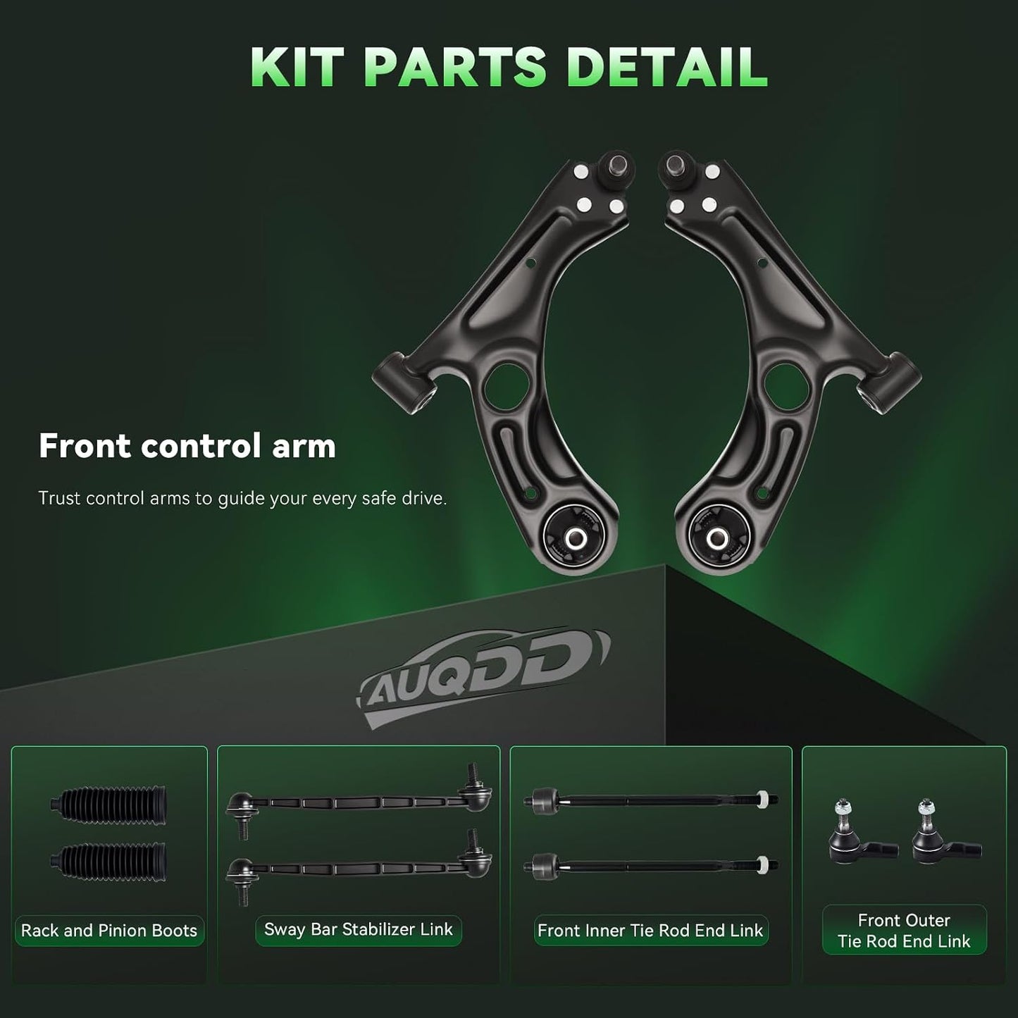 Kit suspensión delantera Chevy Sonic 12-20 2en1 4extremos