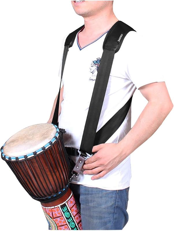 Correa hombro Djembe almohadilla gruesa percusión