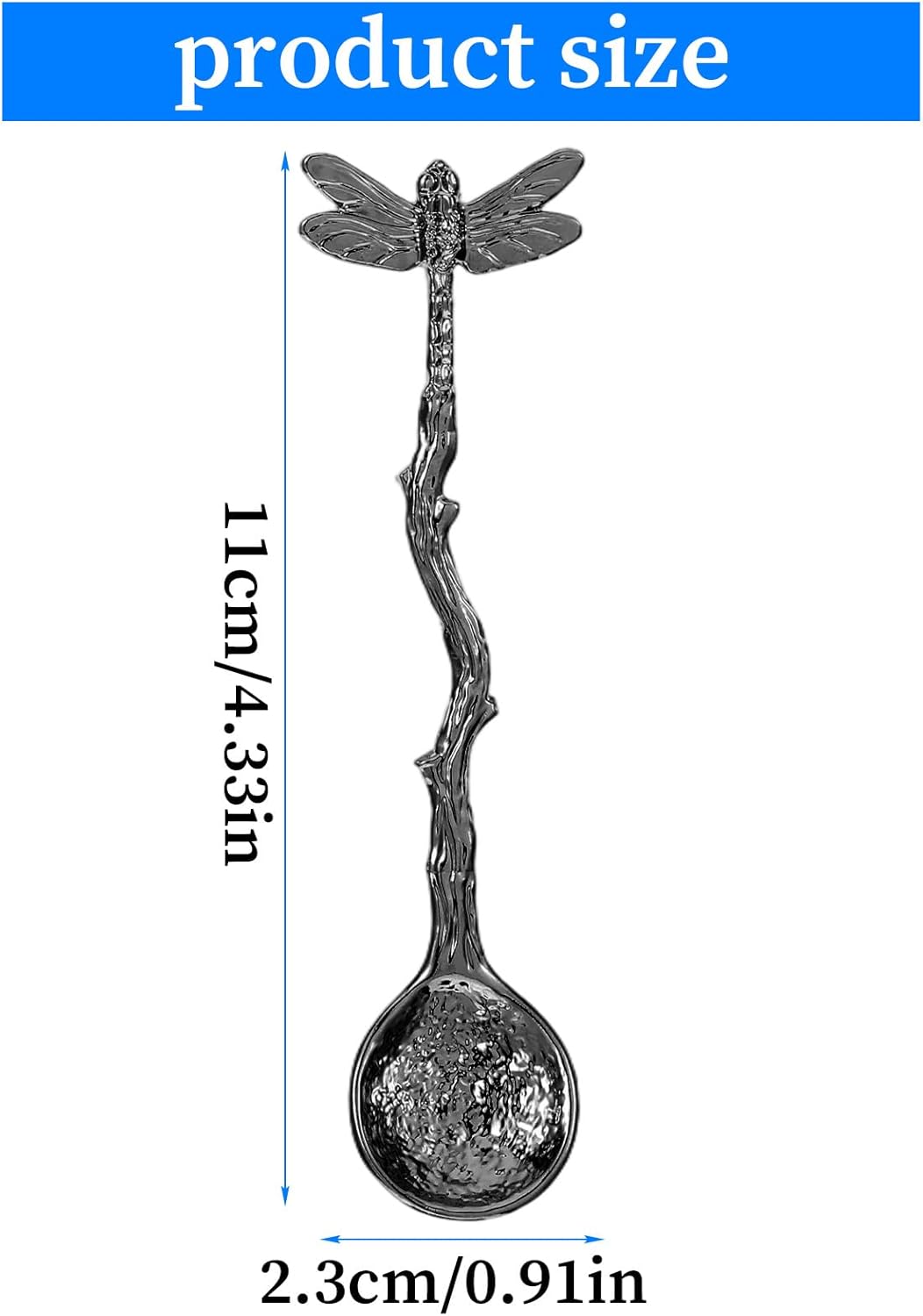 Cucharas vintage acero inox para té café azúcar