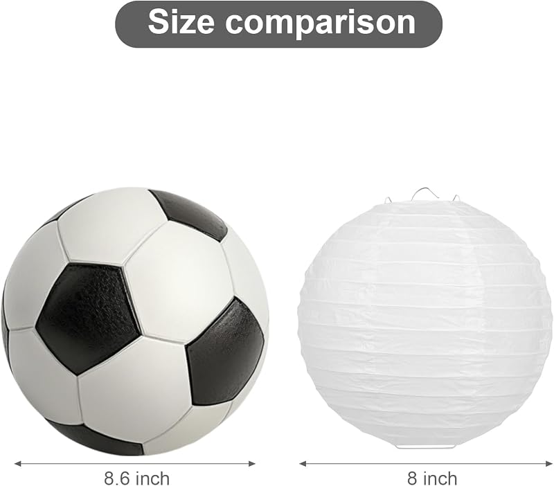 20 Linternas Papel Coloridas Colgantes para Decoración 8pulg