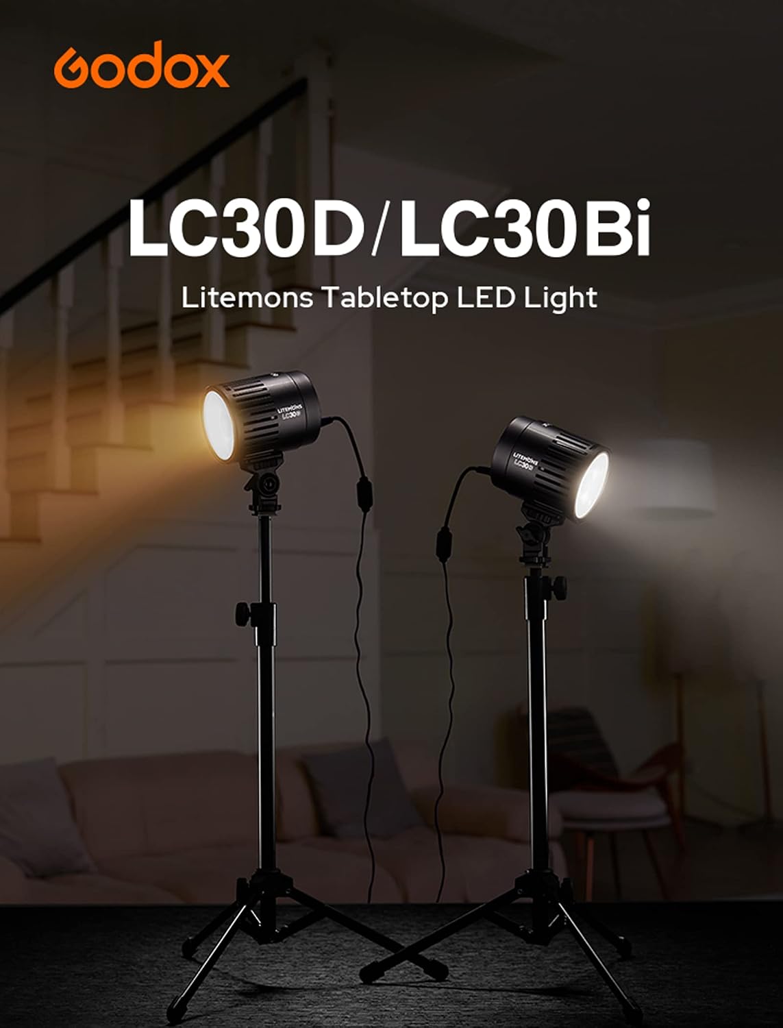 Luz LED mesa Litemons bi-color 25200LUX 11 efectos
