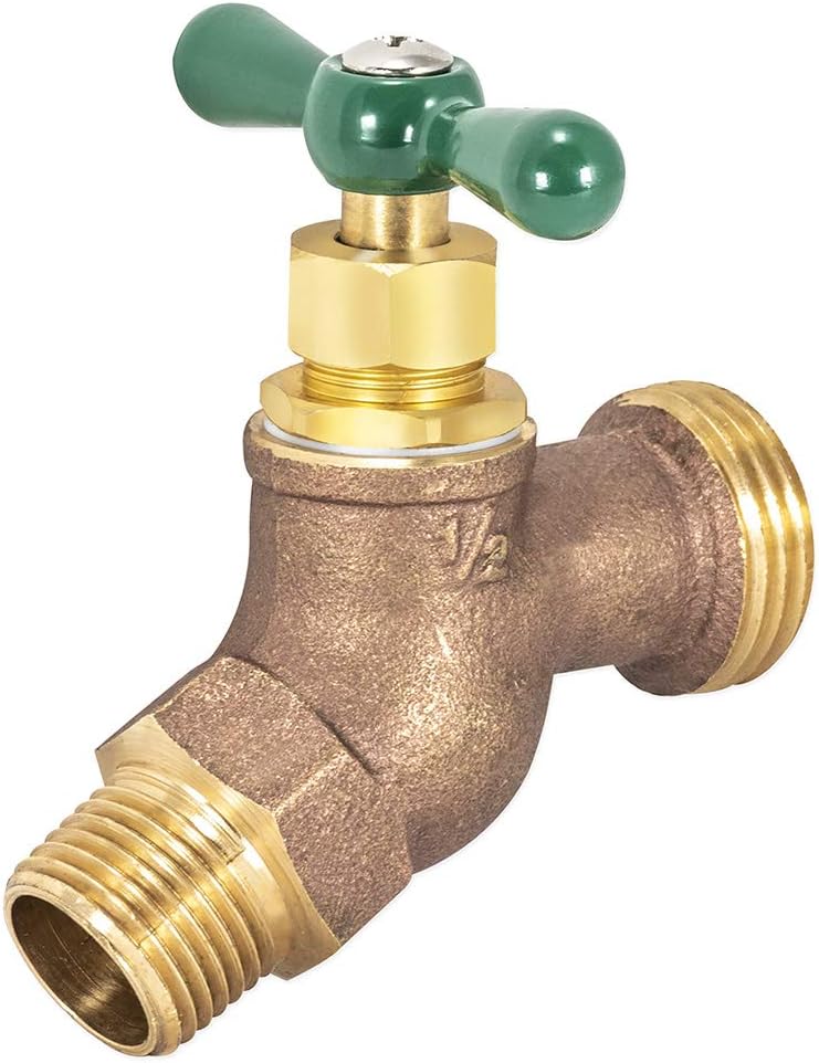 Válvula Bibb manguera MIP 1/2pulg latón 48626