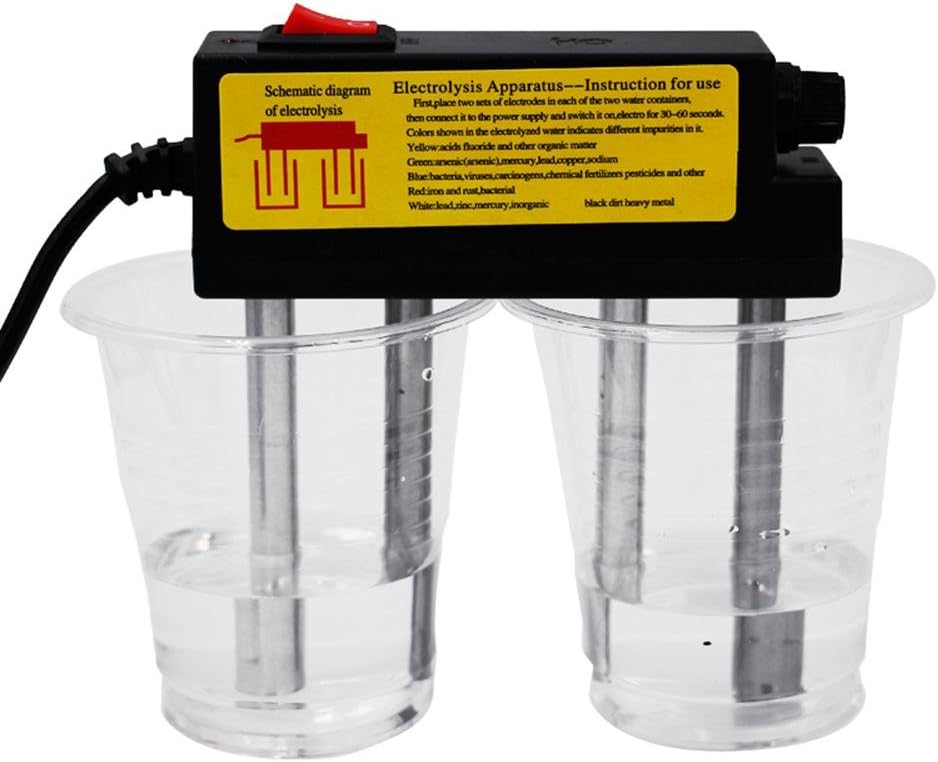 Prueba calidad agua electrolizador barra hierro hogar TDS