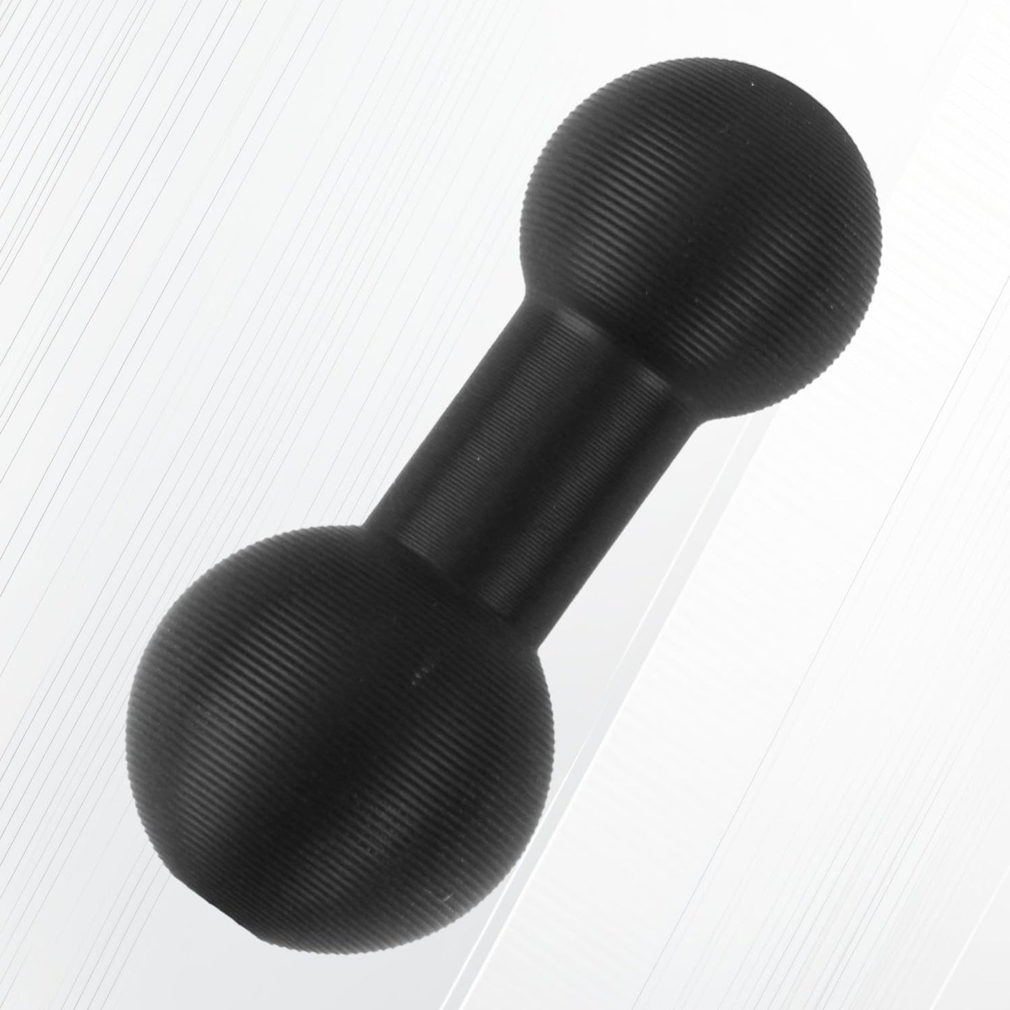 Brazo montaje bola 0.669pulg aluminio negro conector