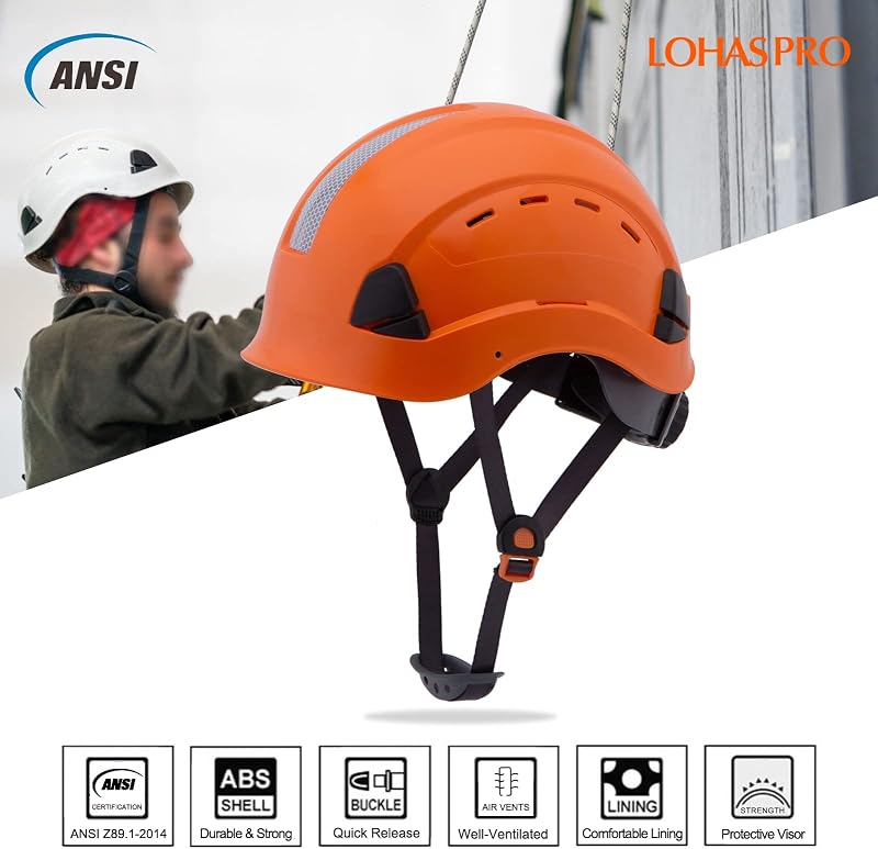 Casco seguridad OSHA ANSI Z89.1 para adultos