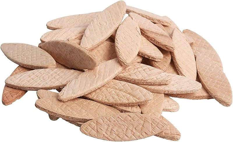 1000 Pzas Galletas Madera Haya para Carpintería