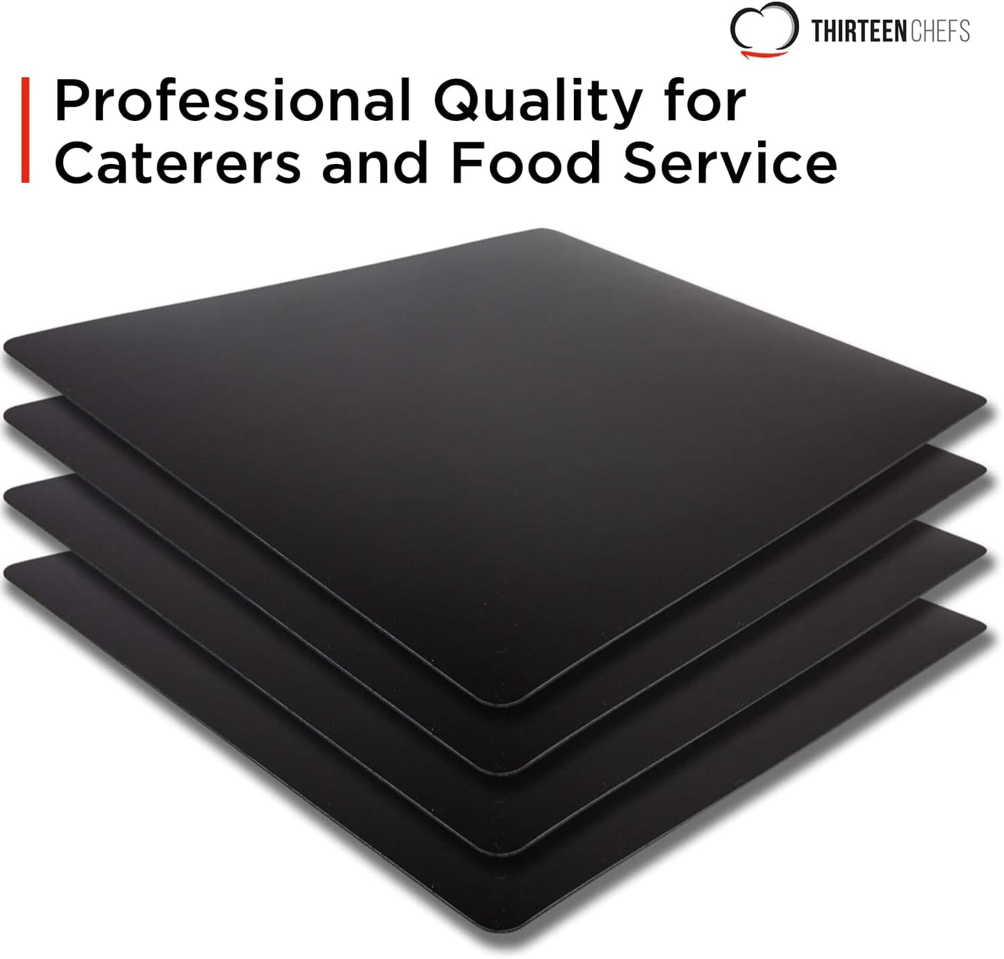 Alfombrillas cortar 15x12pulg set 4 plástico negro flexible
