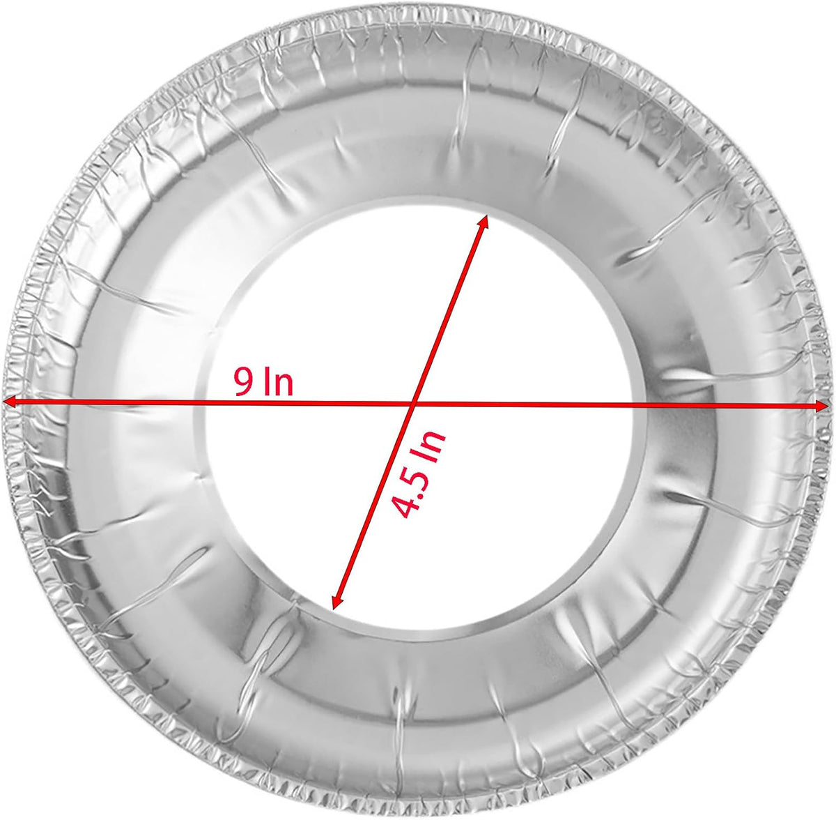 Junta a prueba de aceite aluminio 9pulg 60 Pzas