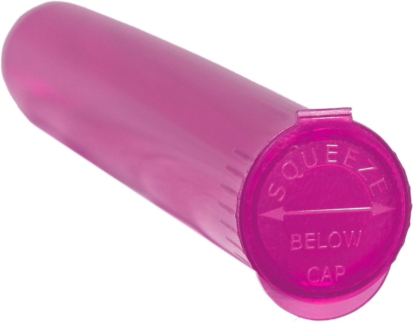 Tubos plástico ecológico sin BPA tapa hermética 50 pzas rosa