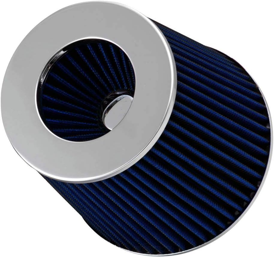 Filtro aire cono performance color azul/cromo