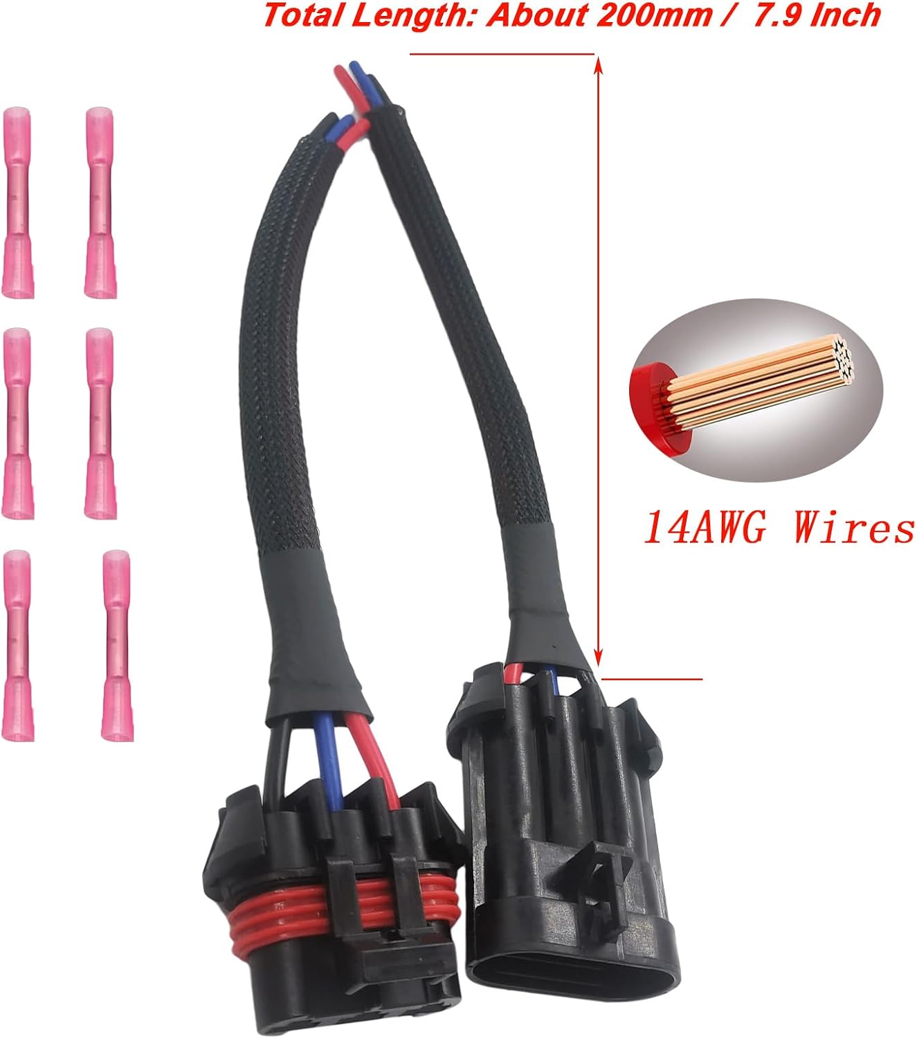 Set 3 Cables ATV Estator Conector Polaris RZR Ranger