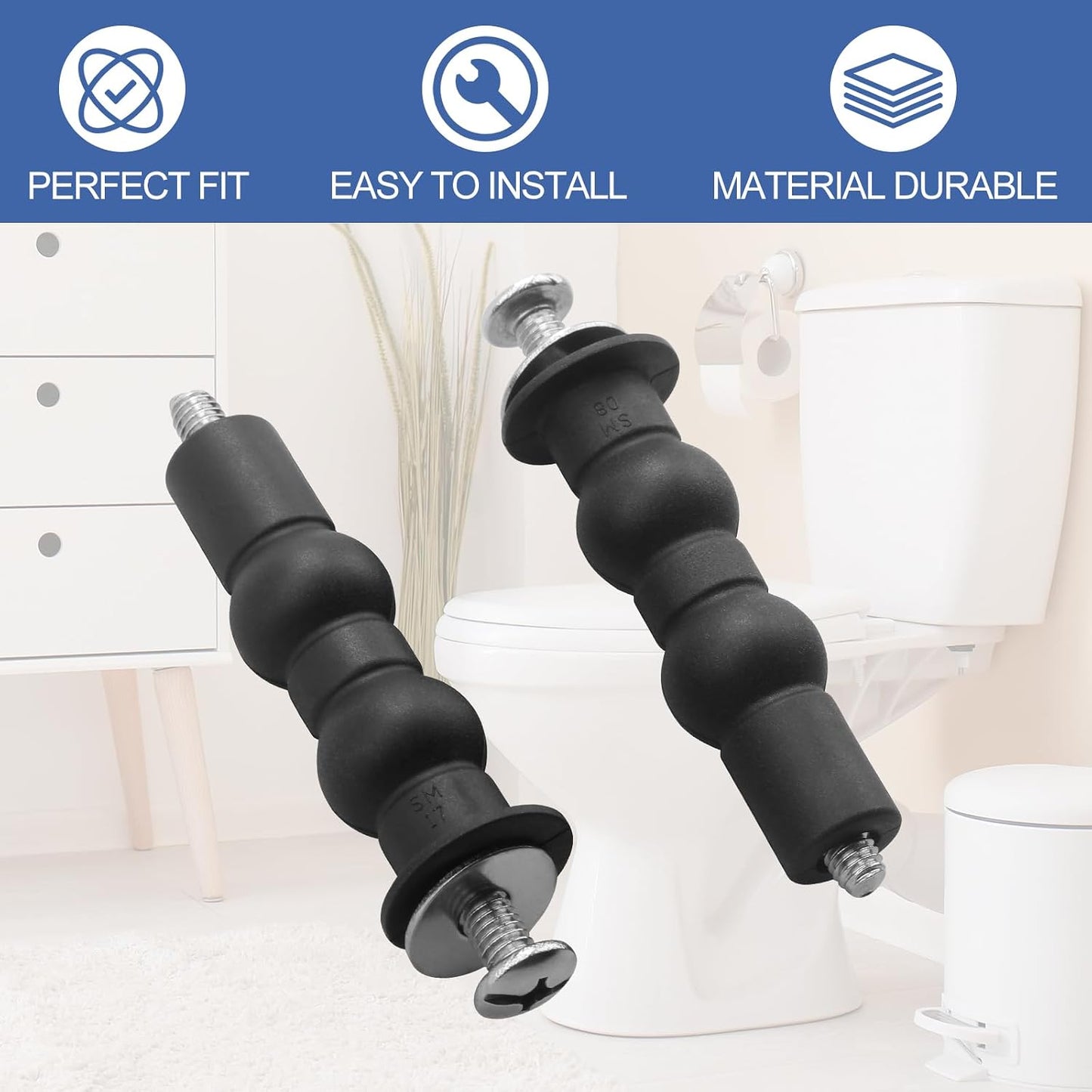Tornillos repuesto asiento inodoro TOTO bisagra universal