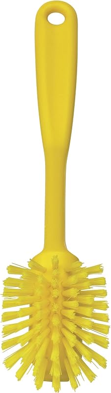 Cepillo plato raspador borde med 11 PP/PBT amarillo