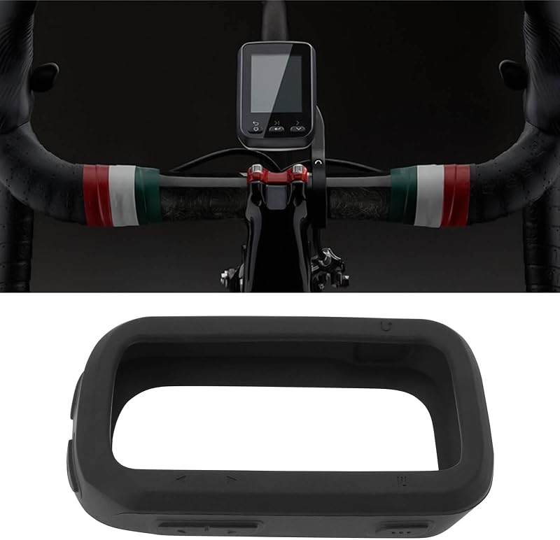 Funda silicona para GPS bicicleta negro