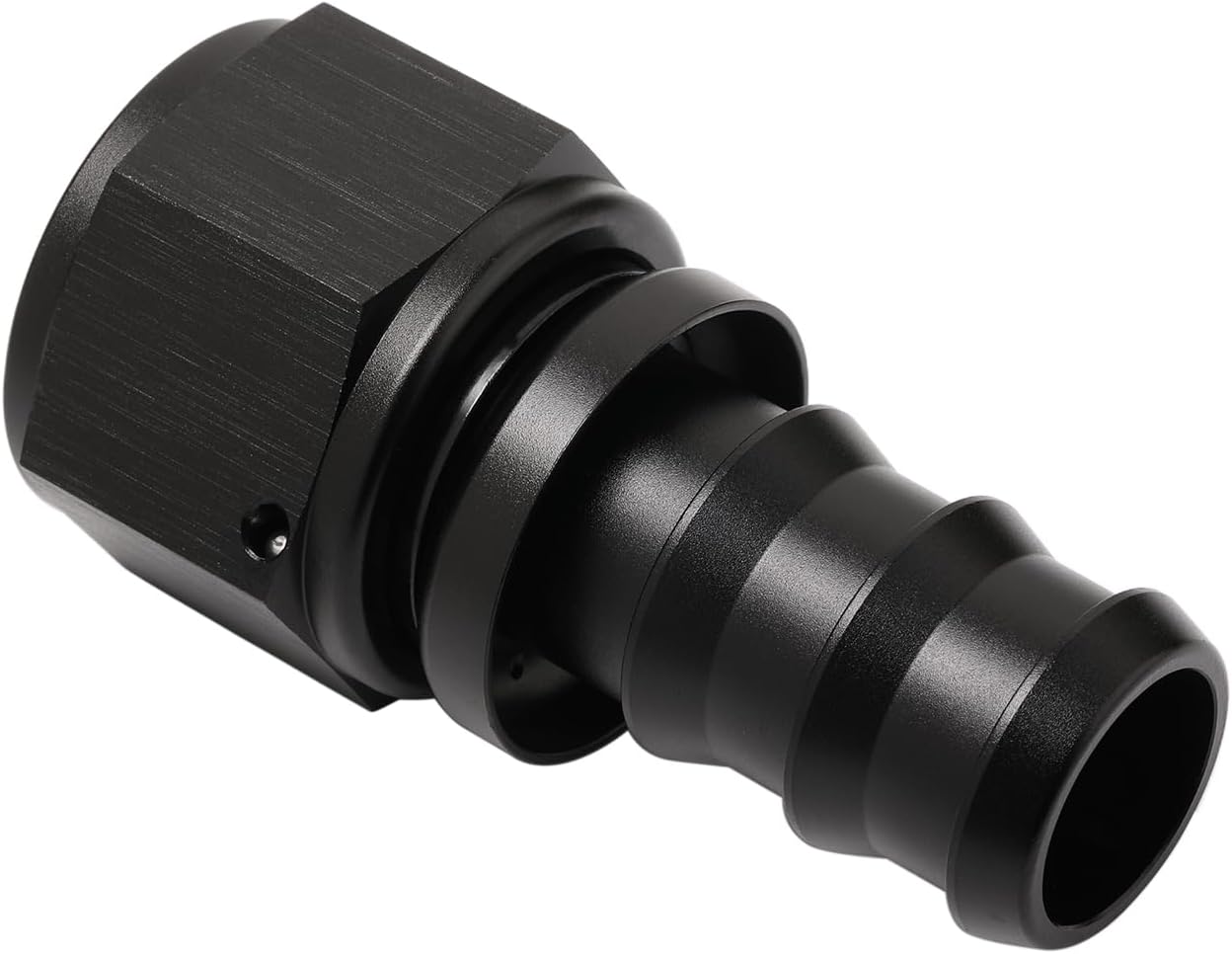Adaptador manguera aluminio negro