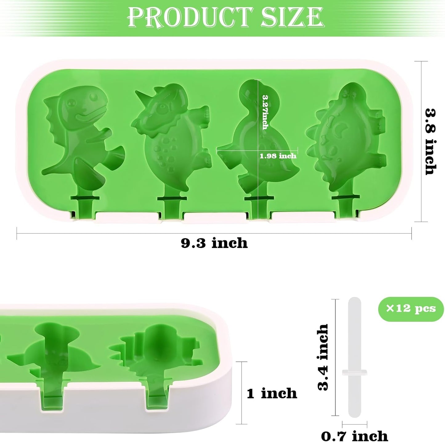 2 Pack Moldes Silicona Formas Autos Barcos 4 Cavidades Niños