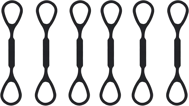 6 Pzas Tapón silicona para trompeta Yamaha negro