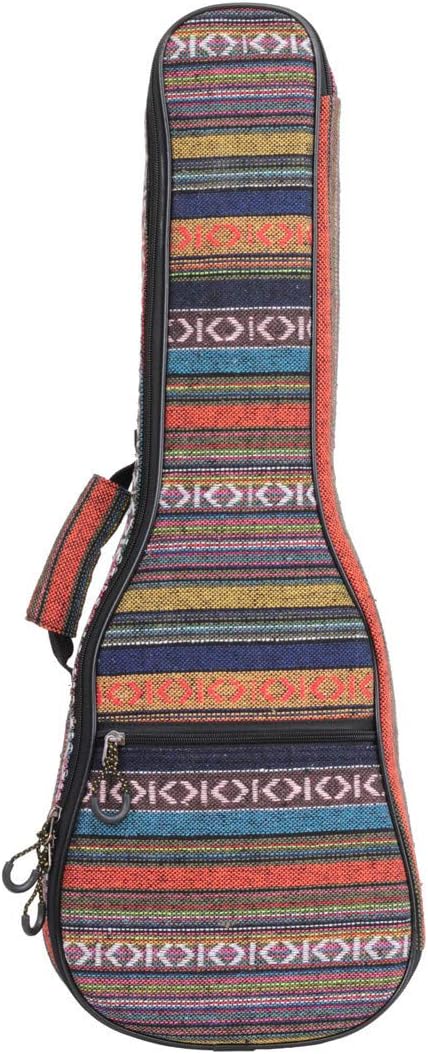 Estuche ukelele esponja impermeable con bolsillo accesorios