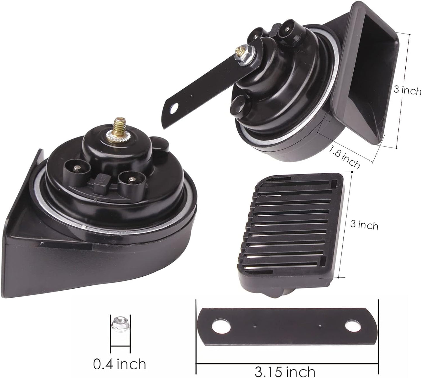 Bocina coche 12V 125db impermeable comp Ford GM Chrysler