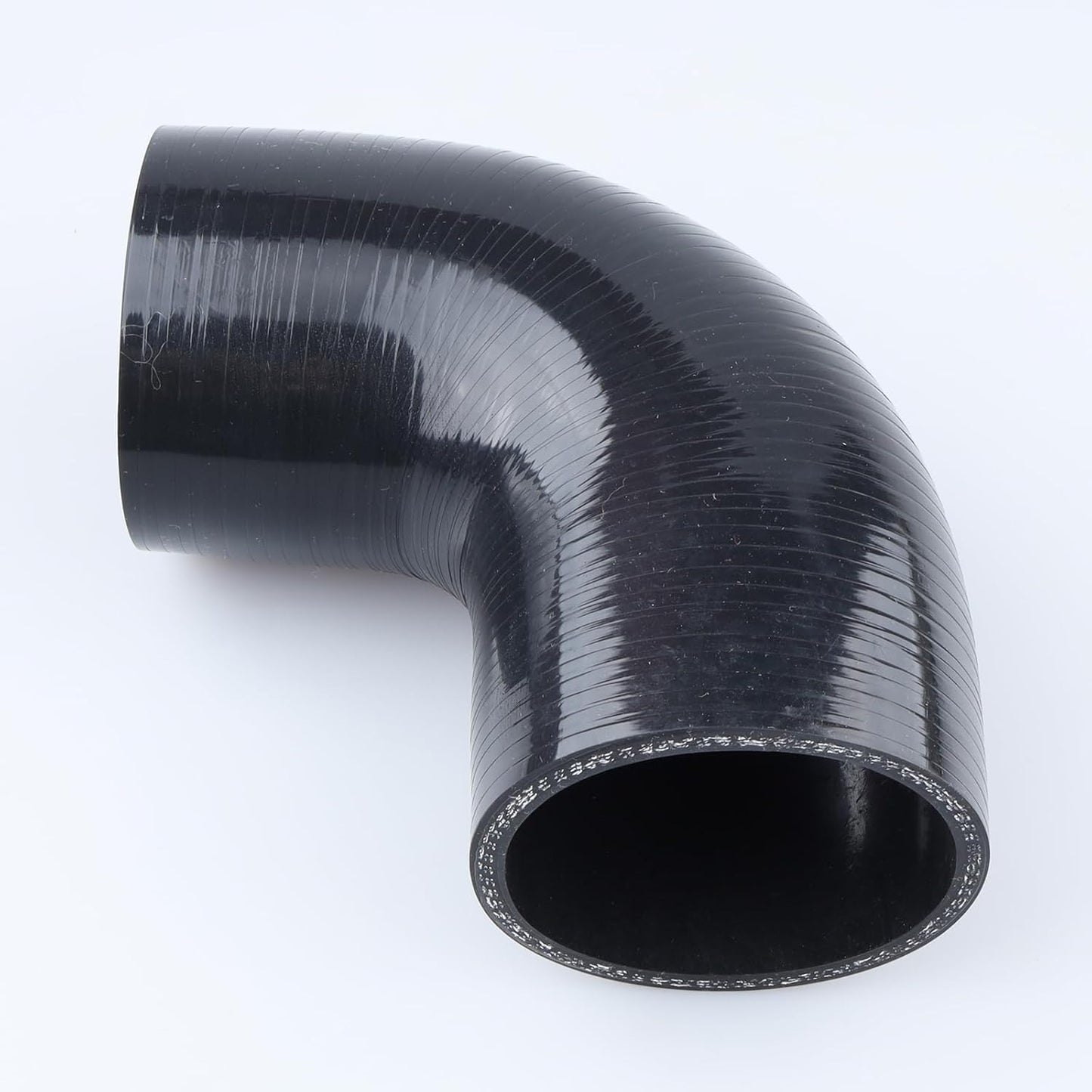 Acoplador reductor codo 90 grados manguera automotriz negra