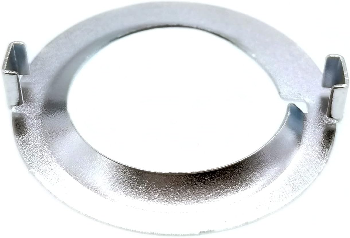 Zócalo E26 E27 cerámica con anillo metal