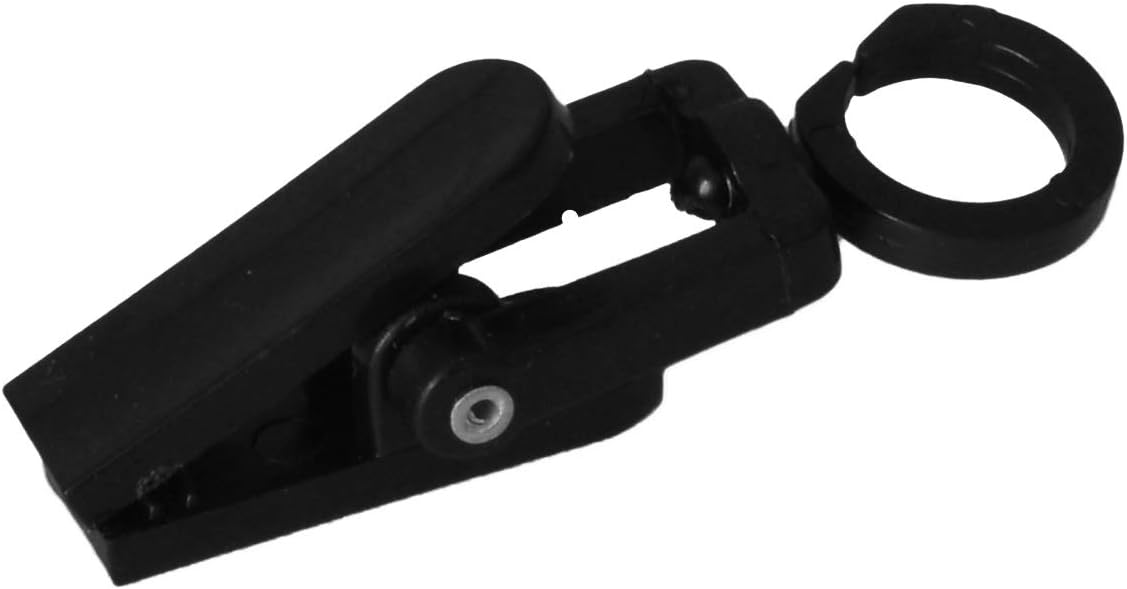 Clip giratorio plástico 2pulg negro pack 24