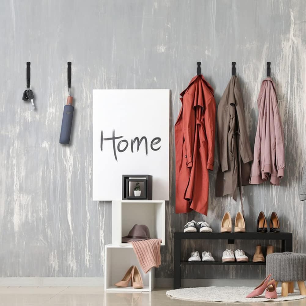 Ganchos pared hierro forjado para hogar garaje baño cocina