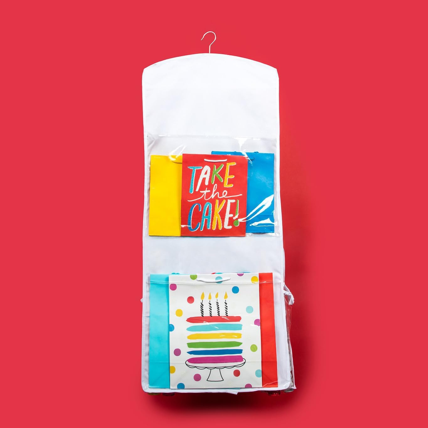 Organiz. bolsas regalo soporte blanco