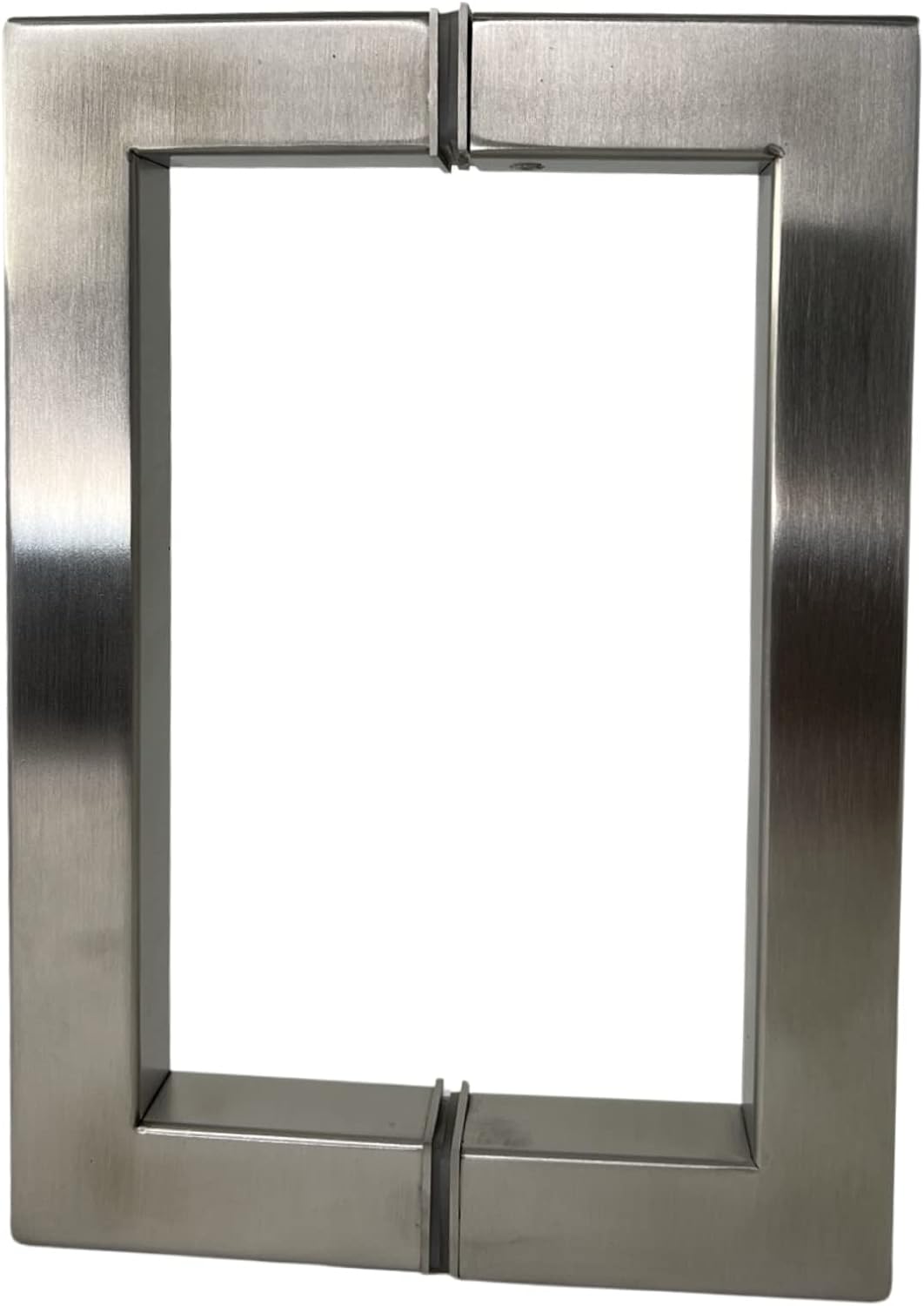 Manija puerta ducha níquel acero inox 6pulg kit instalación