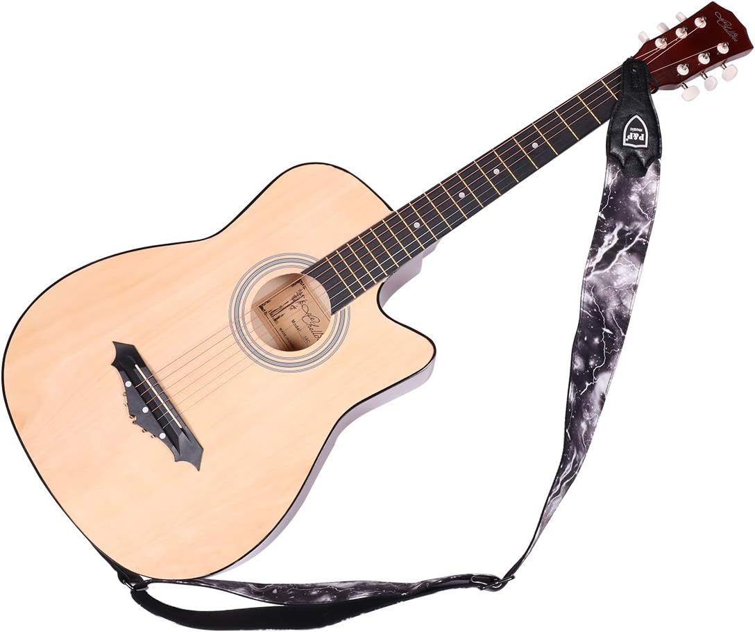 Correa guitarra para bajo y eléctricas acústicas negro