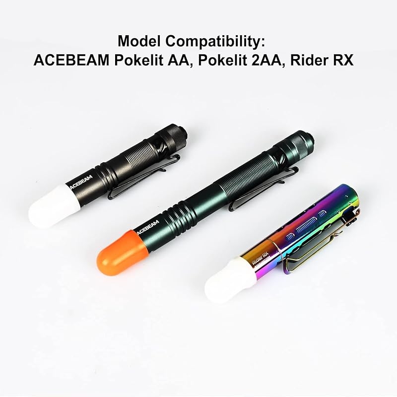 Tapa difusora linterna 16-19mm comp 2 pzas Pokelit AA RX