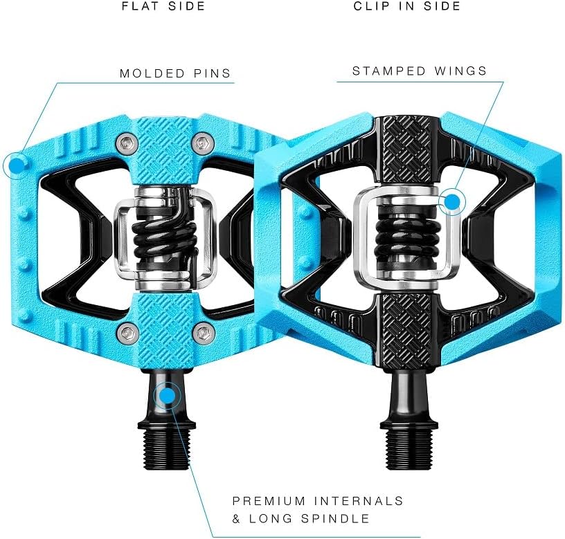 Pedal híbrido bicicleta ciudad con clip y rodamientos