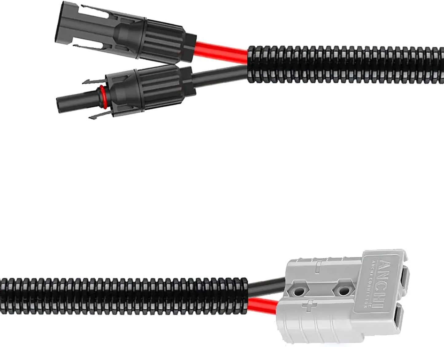 Conector panel solar cable Anderson 10AWG comp 50A/600V