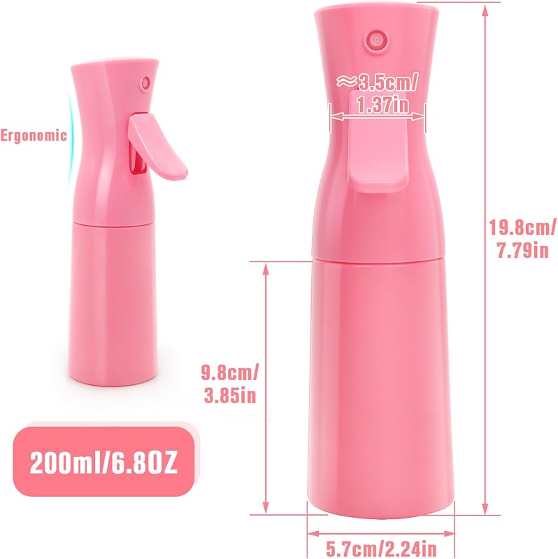 Botella spray recargable para cabello, piel y mascotas
