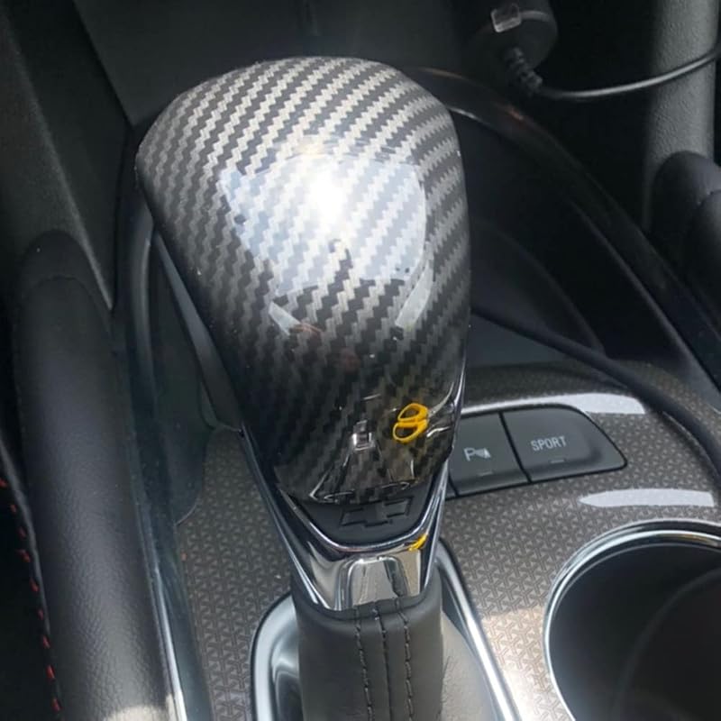 Cubierta perilla palanca cambios fibra carbono Chevy
