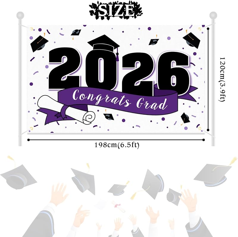 Cartel colgante fiesta graduación 2025 clase Gard